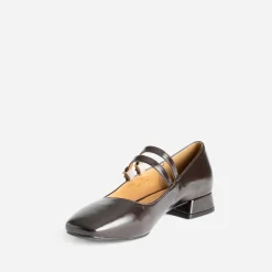 Babies marron foncé double bride