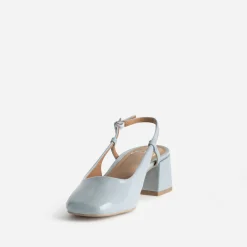Babies slingback baby blue vernies