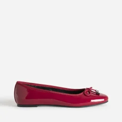 Ballerine rouge vernie