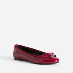 Ballerine rouge vernie