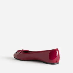 Ballerine rouge vernie