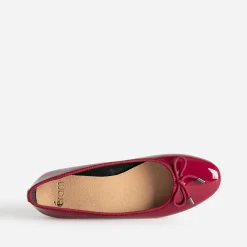 Ballerine rouge vernie