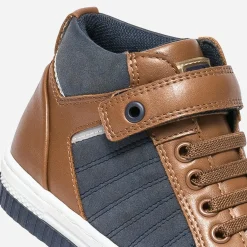 Basket BUGGY camel et grise