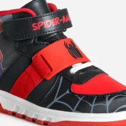 Basket SPIDER-MAN noire et rouge lumineuse