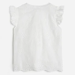 Blouse TEXTO blanche broderies anglaises