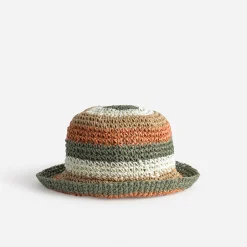 Bob TEXTO beige paille papier rayures