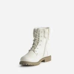 Boots à lacet BUGGY beige fourré