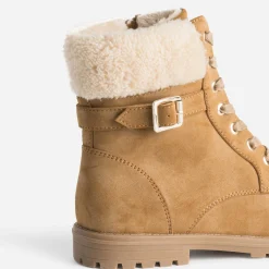 Boots à lacet BUGGY camel suédé