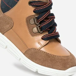 Boots à lacet BUGGY camel en cuir