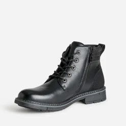 Boots à lacet noir