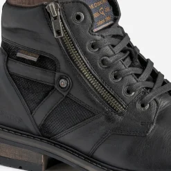 Boots à lacet REDSKINS noir en cuir