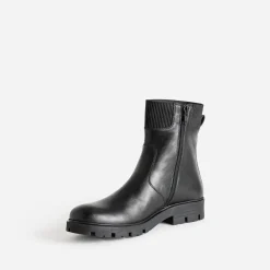 Boots BUGGY noir en cuir