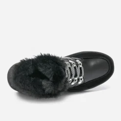 Boots CAPRICE noir bi matière fourré