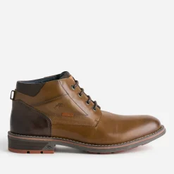 Boots FLUCHOS camel en cuir