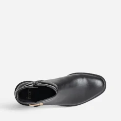 Boots noir avec bride