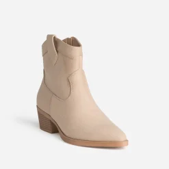 Boots santiag TEXTO beige