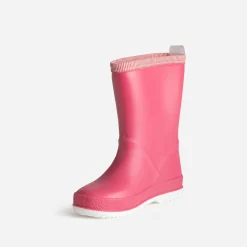 Botte de pluie BE ONLY rose patch lapin
