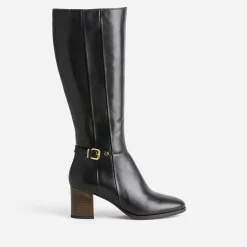 Botte noire éco-conçue en cuir