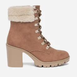 Bottine à talon TEXTO camel esprit montagne