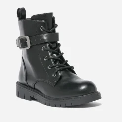 Bottine noire avec bride