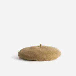 Béret camel en laine