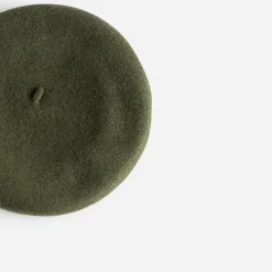 Béret kaki en laine