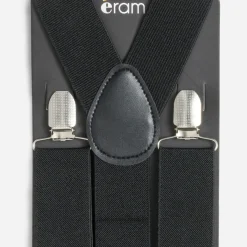 Bretelles noires pour homme