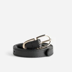 Ceinture en cuir TEXTO noire