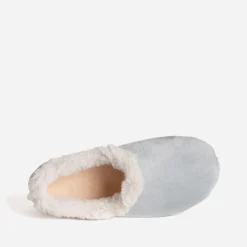 Chausson gris fourré