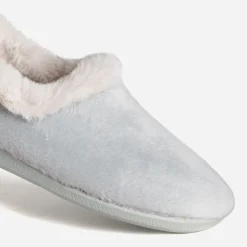 Chausson gris fourré