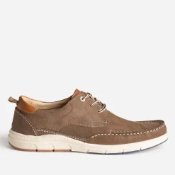 Chaussure-bateau FRANCE ARNO taupe cuir