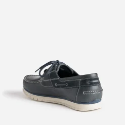 Chaussure-bateau TBS marine en cuir
