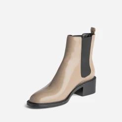 Chelsea boots beige verni