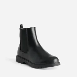 Chelsea boots BUGGY noir à semelle crantée