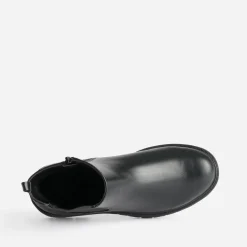 Chelsea boots BUGGY noir à semelle crantée