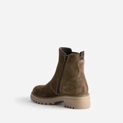 Chelsea boots BUGGY taupe en cuir