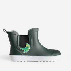Chelsea boots de pluie BE ONLY kaki patch crocodile