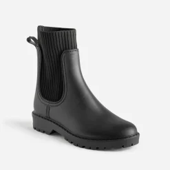 Chelsea boots de pluie noir
