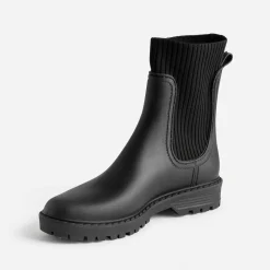 Chelsea boots de pluie noir