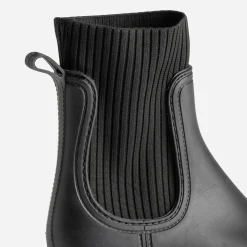 Chelsea boots de pluie noir