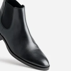 Chelsea boots ERAM FLEX noir en cuir