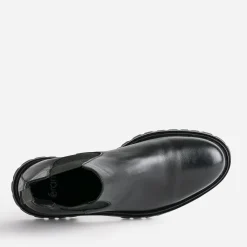 Chelsea boots noir en cuir