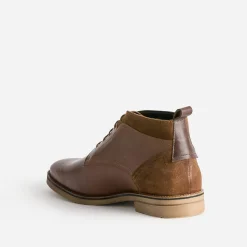 Chukka boots cognac cuir