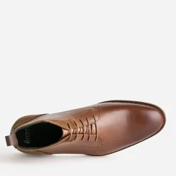 Chukka boots cognac cuir