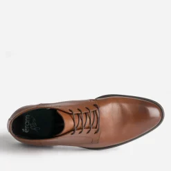 Chukka boots ERAM FLEX marron en cuir