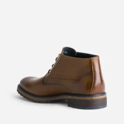 Chukka boots FLUCHOS marron en cuir