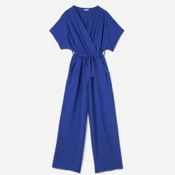 Combinaison-pantalon TEXTO bleue