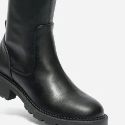 Cuissarde TEXTO noire à tige souple