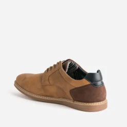 Derby camel et marron foncé