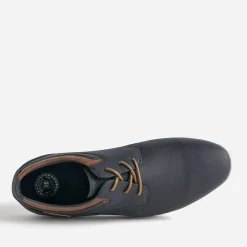 Derby confort BUGGY marine et marron